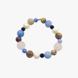 Stora pärlor armband - guldpläterad