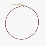 Energipärlor halsband - guldpläterad