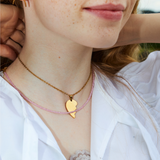 Passion pärlhalsband - guldpläterad