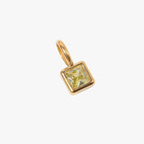 August charm - guldbelagt