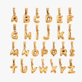 Letter G charm - guldbelagt