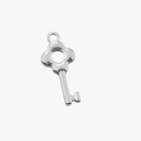 Blossom key charm - sølvbelagt