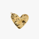 Heartbeat charm - guldbelagt