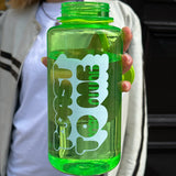Green toast waterbottle