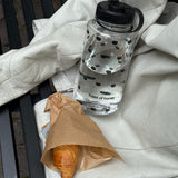 Black toast waterbottle