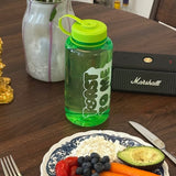 Green toast waterbottle