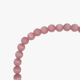 Light pink bubblegum halskæde - guldbelagt