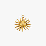 Lille happy sun - guldbelagt