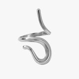Movement ring - sølvbelagt