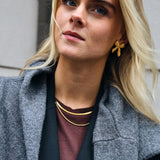 Nanna halskæde - guldbelagt