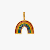Rainbow power charm - guldbelagt