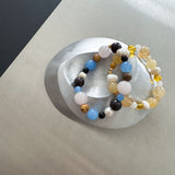 Sunny beads armbånd - guldbelagt