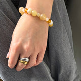 Sunny beads armbånd - guldbelagt
