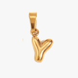 Letter Y charm - guldbelagt