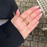 Ziggy ring - guldbelagt